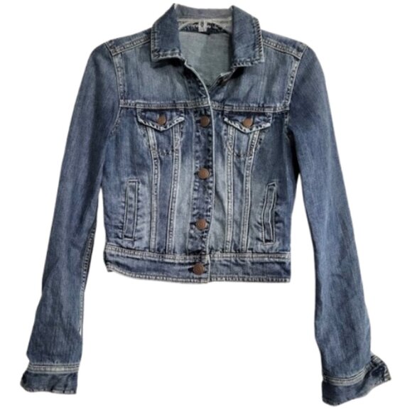 American Eagle Outfitters Jackets & Blazers - AMERICAN EAGLE Denim Blue Jean Jacket - Women's XS